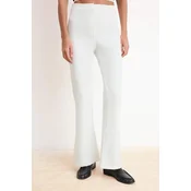 Trendyol Milla ženske pantalone Tofaw19Bb0581, bela