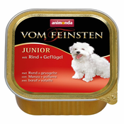 6x150g Animonda vom Feinsten Junior hrana za pse,perutnina&puranja srca