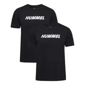 moški kratki majici hmlELEMENTAL 2-PACK LOGO COTTON TEE