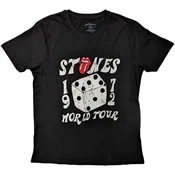 The Rolling Stones Dice Tour 72 Black L Majica