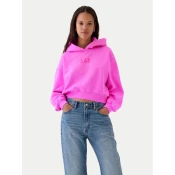 Gap Obrezan pulover s kapuco z logotipom XXL
