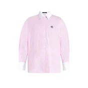 Karl Lagerfeld Bluza Ikon lila / roza / bela