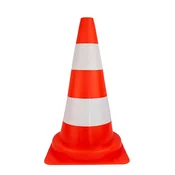 shumee Odsevni prometni stožec U-23 opozorilni steber 50 cm mehki PVC Doktorvolt