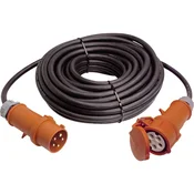 AS Schwabe Električni podaljševalni kabel [ CEE-vtič - CEE-sklopka] 32 A črn 25 m AS Schwabe 61025