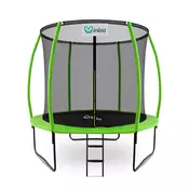 INLEA ULTIMATE Jump Trampolin 250 cm s unutarnjom zaštitnom mrežom – svijetlo zelena