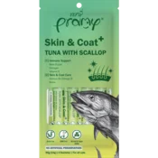 Pramy CAT Kremasta Poslastica od Tune sa jakobovim kapicama SKIN&COAT 12 x 4x14 g