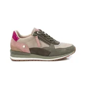 Refresh za ženske. 17263006-KAKI Usnjene športne copate 172630 green (38), Ravna stran, Čipke, Zip, Priložnostno, Zelena