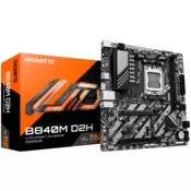 GIGABYTE B840M D2H AM5 mATX osnovna plošča - AMD B840, 2xDDR5, 2xM.2, 4xSATA, 2.5Gb LAN, 1xHDMI - B840M D2H