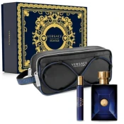 Versace Dylan Blue Darčeková sada, toaletná voda 100ml + toaletná voda 10ml + deostick 75ml Darilni set 2020 toaletná voda 100ml + toaletná voda 10ml + kozmetická taška