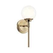 Kichler KL-BENNO1-CPZ - LED kupatilsko svetlo BENNO 1xG9/3W/230V IP44 mesing