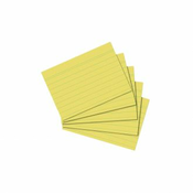 Kartica A8, diktando, set 1/100, 170 gramski papir, žuta, Herlitz