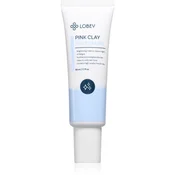 Lobey Pink Clay maska za posvetlitev za poenotenje tona kože 50 ml