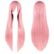 slomart ATL BQ3D dolga roza lasulja, 80 cm, cosplay