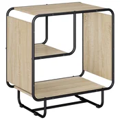 vidaXL Komoda Sonoma hrast 60 x 37,5 x 64,5 cm Predelan les