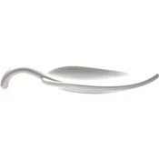 APS Leaf žlica za finger food, bela, 10 mm, dolžina: 100 mm, širina: 45 mm (50 kos)
