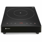 NEW Prenosni indukcijski kuhalnik s ploščico na dotik 1 kuhalna površina Black Line o 28 cm 3500 W - Hendi 239421