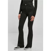 Womens Super Stretch Bootcut Denim Pants Jeans - Black