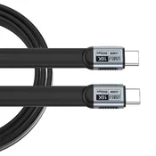 INF USB5.0 ravni podatkovni kabel 16K/80G/PD240W, PD240W hitro polnjenje 0,5 m, (5000296306)