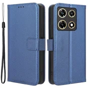 GS Infinix Note 30 Pro 4G preklopni ovitek, pametna denarnica z magnetom, moder