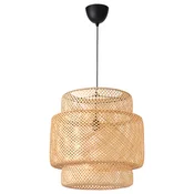 SINNERLIG Viseča svetilka, bambus/ročno delo, 50 cm