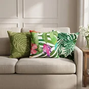 vidaXL Blazina 6 kos HEERLEN večbarvno 30 x 30 cm Poliester