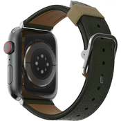 OTTERBOX SYMMETRY APPLE WATCH BAND/CACTUS LEATHER GROOVE GREEN 41/40/38 mm (77-95605)