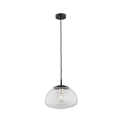 Argon 4332 - Lestenec na vrvici TRINI 1xE27/15W/230V premer 30 cm črna
