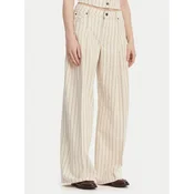 Guess Jeans Jeans hlače W6GA2U D7961 Écru Wide Leg