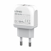 LDNIO Kucni punjac A2316C 2xUSB 20W Type-C na Type-C/ bela