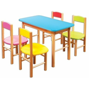 eoshop Otroški barvni stolček AD251 (barva: rumena)