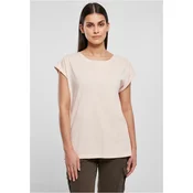 Womens Organic T-Shirt with Extended Shoulder Pink