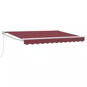 Povlacivi tende Tamno crvena 3,5 x 2 m