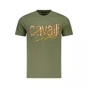 Cavalli Class Muška majica TXT61MJD060, Maslinasta