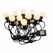 V-TAC LED lanac svjetiljke 10x 0,5w LED žarulje, 5m, 24V, IP44 Barva světla: Topla bijela