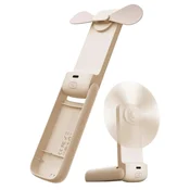 shumee Zložljiv ročni ventilator Aecooly Pocket 01, bež