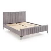 Krevet Houston 1433 Bracni, Siva, 160x200, Tkanina, Basi a doghePodnice za krevet, 160x217x110cm