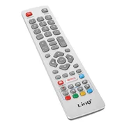 LINQ LinQ, Univerzalni daljinski upravljalnik za TV Sharp s polnimi tipkami in dosegom 8m, Bela, (5000277394)