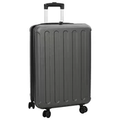 vidaXL Zložljiv kovček trda lupina 24 Temno siva 43x27x66 cm ABS