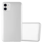 Cadorabo Cadorabo Case, združljiv z Apple v kovinskem srebru - zaščitni pokrov iz fleksibilnega silikona TPU, (20586291)
