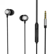 In-Ear ušesne slušalke RM-512, 3.5mm AUX, Remax, 1.2m, črna