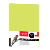 Papir barvni Optima A4 100/1 fluo zelen 75g