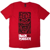 Iron Maiden Est. 1975 Stamp Logo Black Red L Majica