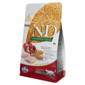 N&D Low Grain Hrana za odrasle macke Piletina i Nar - 300 g