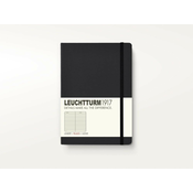 Leuchtturm1917 Notes, Master A4+, Prazan, Tvrd povez, Crni