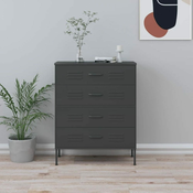 Ladicar antracit 80 x 35 x 101,5 cm celicni