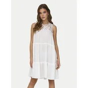 JDY Poletna obleka Oda 15323448 Bela Regular Fit