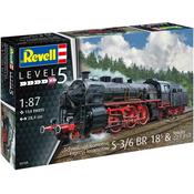 rSastavljivi model Revell Suvremeni: Vlakovi - Lokomotiva ekspresnog vlaka Tender S3/6 BR18