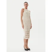 PINKO Pletena obleka Allan 105190 A2LW Bež Regular Fit