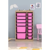 HANAH HOME Višenamenska polica Montana Xs 2D4N8U Sonomo Pink