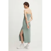 Obleka Abercrombie & Fitch turkizna barva